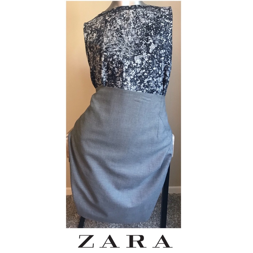 Zara Paint Splatter Blouse